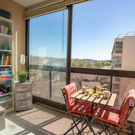 公寓 Bright Pied-a-terre Wilsonantibes *